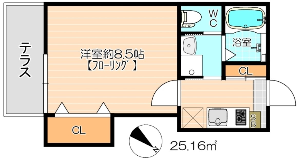 Classy津田沼の間取り