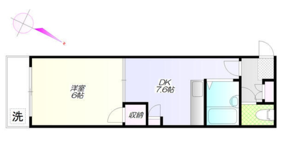 エピナール田端の間取り