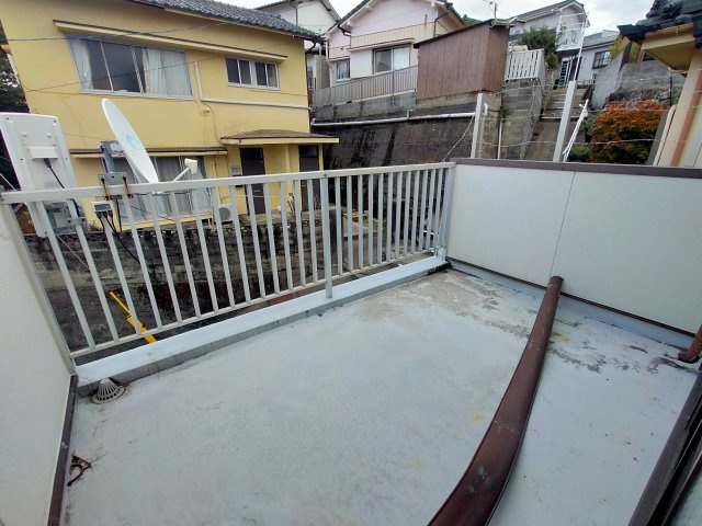 大黒町戸建てのバルコニー