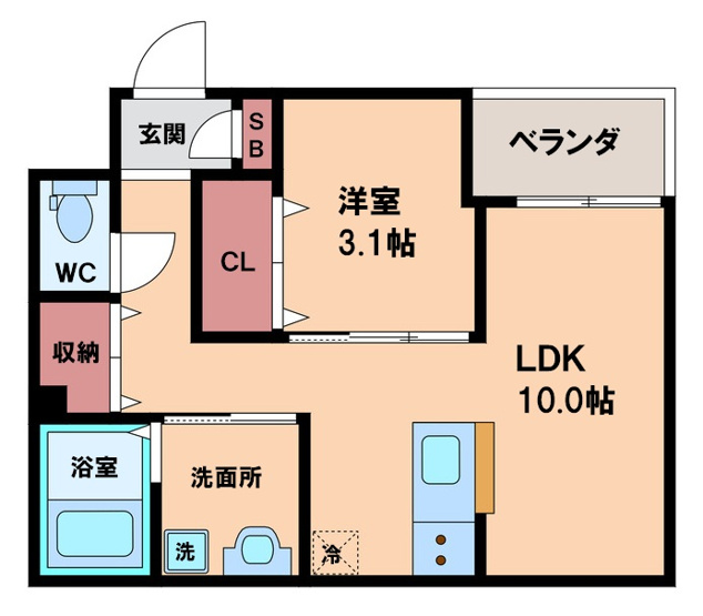 【間取り】 | リアコート北田辺Ⅱ