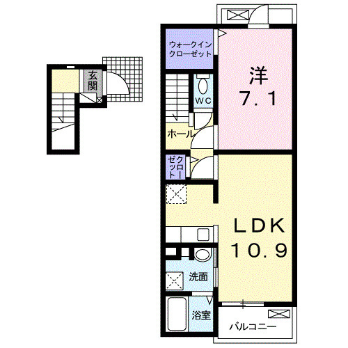 駅東館の間取り