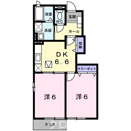 ラ・ペジーブルの間取り