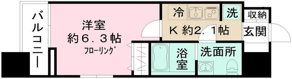 エヌステージ西所沢駅前の間取り