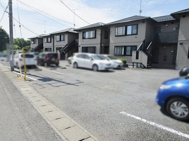 パークハイムBの駐車場