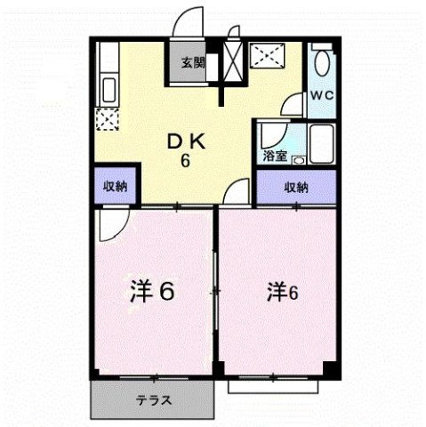 パルテノンの間取り|使い勝手の良い間取りです♪