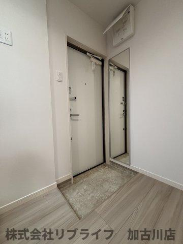 リープラス伊保駅前の玄関