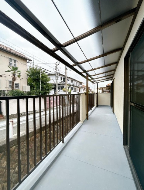 青山台１丁目　中古戸建のバルコニー
