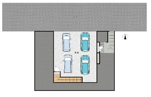 青山台１丁目　中古戸建の区画図