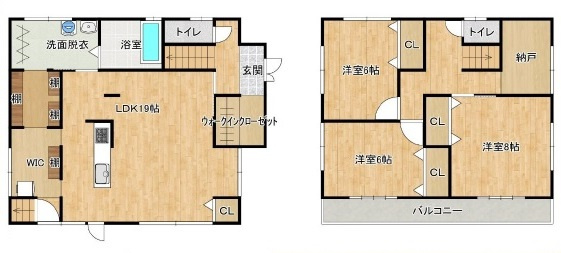 【間取り】 | 青山台１丁目　中古戸建