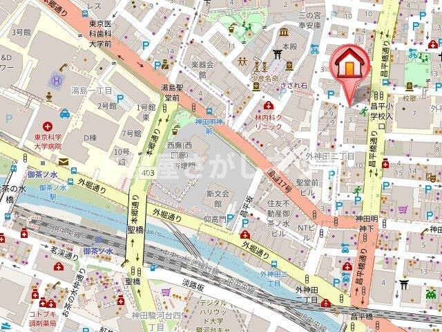 レジディア御茶ノ水Ⅱ【高級賃貸・ブランドマンション】の地図
