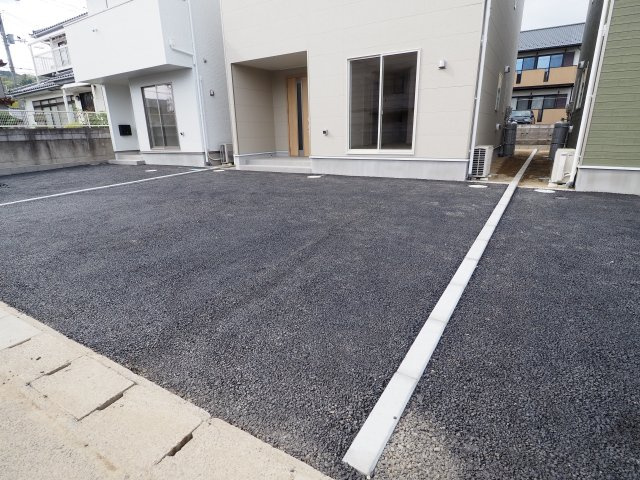 【駐車場】 | Cradle garden　桑折町東大隅第2　2号棟 | ★内覧予約でブランド米2kg★