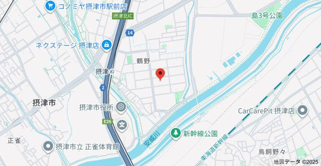 カーサクレインフィールドの地図