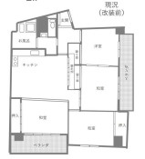 芦屋三条マンションの間取り