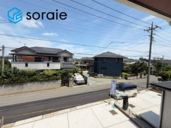 川越市天沼新田2期　全2棟　新築戸建　の前面道路含む現地写真|7/30撮影