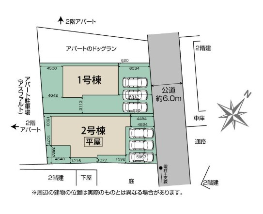 川越市天沼新田2期　全2棟　新築戸建　の区画図