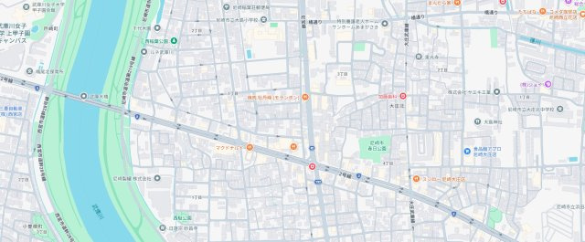 尼崎市大庄北　中古一戸建ての地図