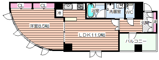 【間取り】 | レジディア心斎橋ウエスト