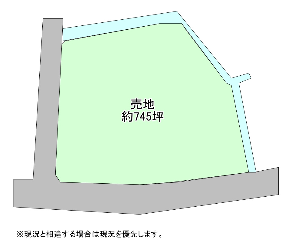 群馬県前橋市中内町　売地の土地図