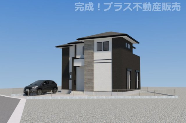 【外観】 | 大野城市牛頸2丁目2期　1号棟（全1棟）【仲介手数料無料・0円】 | 同じ物件を見るなら、プラス不動産販売にお任せ下さい。