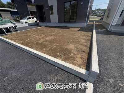 【庭】 | 古河市五部第1　1号棟 | 広々としたお庭で家庭菜園やBBQを楽しめます☆