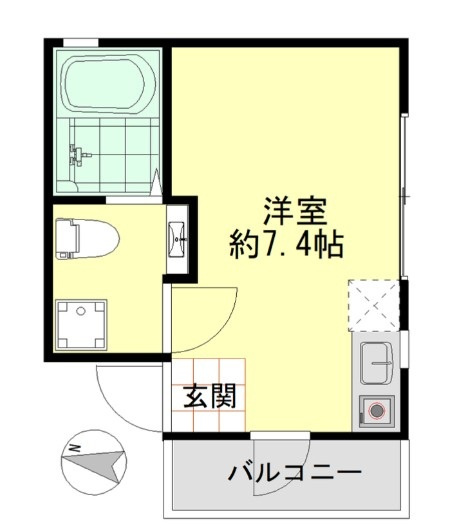アパートメント新小岩Ａ棟の間取り