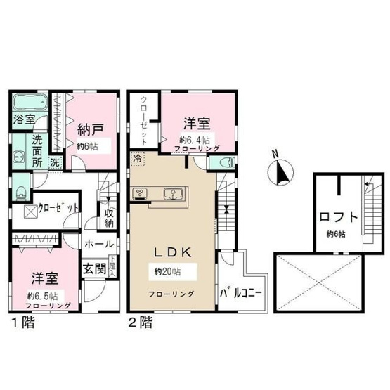 【間取り】 | 代田１丁目戸建賃貸