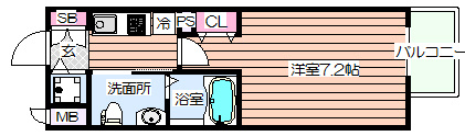 【間取り】 | グランルージュ中之島南
