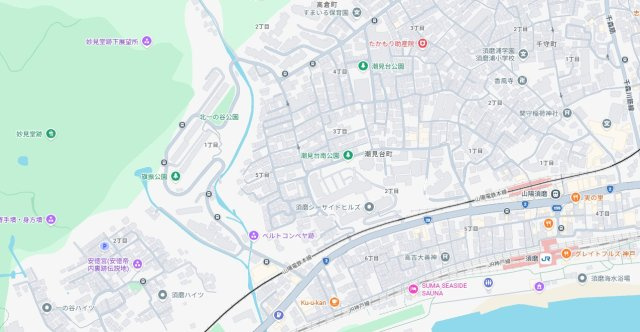 須磨シーサイドヒルズIの地図