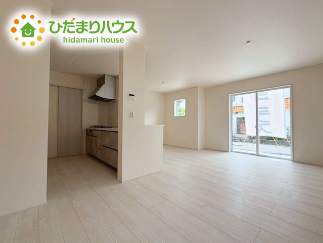 いわき市自由ケ丘4期　新築戸建　1号棟の居間・リビング|早くお仕事終わらせて、家に帰りたくなるようなリビングです(^^♪