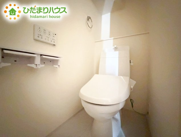 いわき市自由ケ丘4期　新築戸建　2号棟のトイレ|トイレは1F、2F共に完備！取り合いになることがありませんね(^^)/