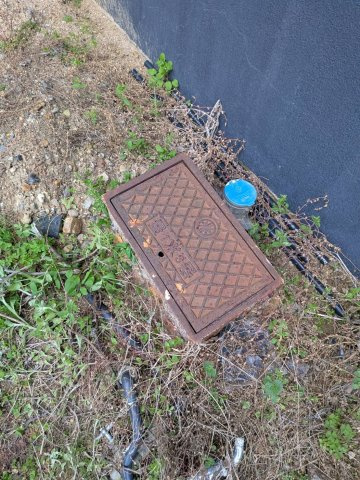 大久保町松蔭倉庫の庭