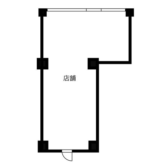 【間取り】 | カトレヤビル【　1階路面店　】