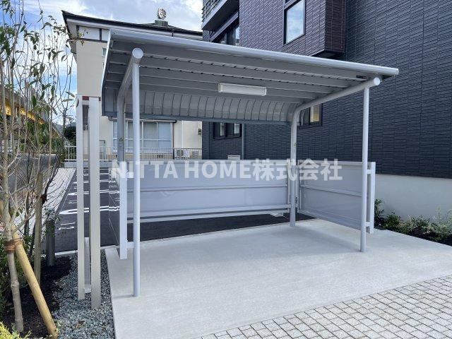 シャーメゾン南田辺のその他|屋根付きの駐輪場も設置しています！