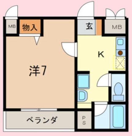パレマロンⅡの間取り