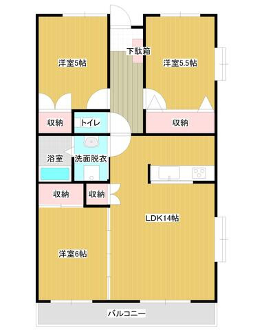 【間取り】 | カームプレイス