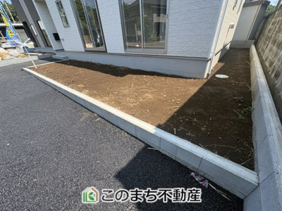 【庭】 | 古河市五部第1　2号棟 | お庭で家庭菜園やBBQを楽しめます☆