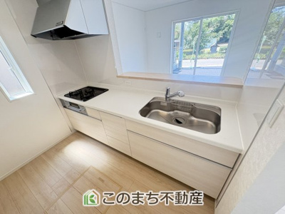 【キッチン】 | 古河市五部第1　2号棟 | 人気の対面式キッチン☆料理をしながらご家族とコミュニケーションが取れます♪