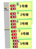 よかタウン／菊池郡菊陽町大字原水5期／1号棟の区画図