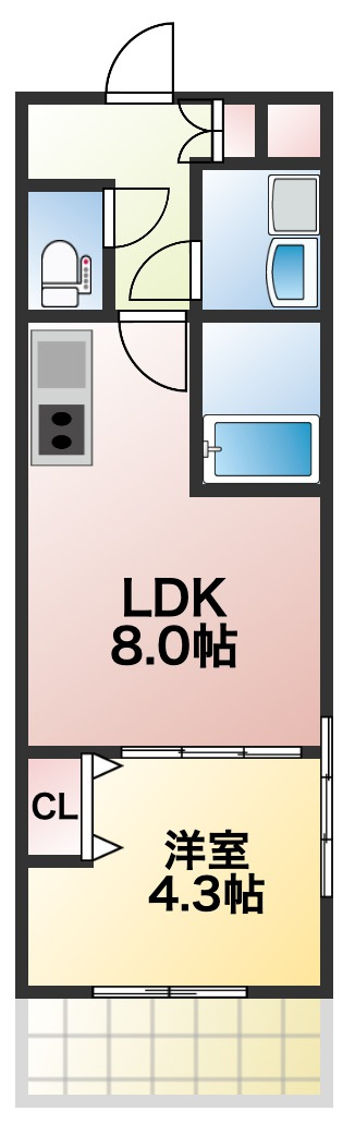 Jino花園町の間取り