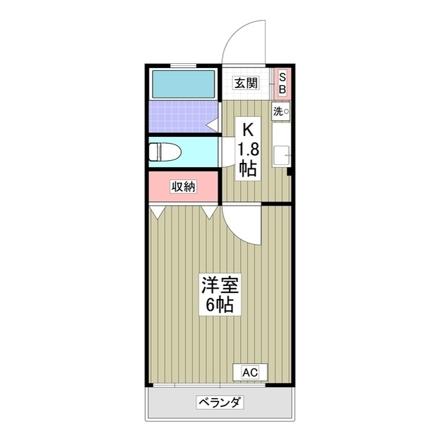 エヴィアンの間取り