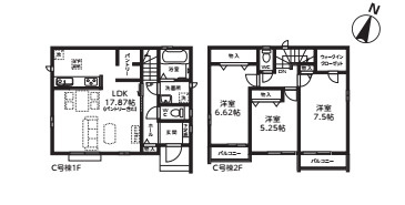 さいたま市北区吉野町　１期　ハートフルタウン　新築一戸建て　C