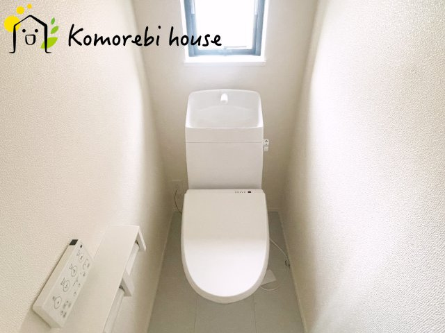 さいたま市北区吉野町　１期　ハートフルタウン　新築一戸建て　Cのトイレ|コンパクトで使いやすいトイレです