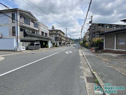 岩倉南池田町 土地の前面道路含む現地写真