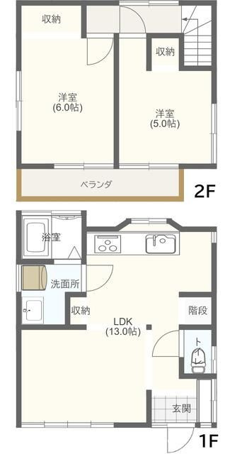 貸家　目黒区目黒本町の間取り|間取り
