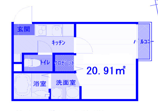 グッドシャインレジデンス西大宮の間取り