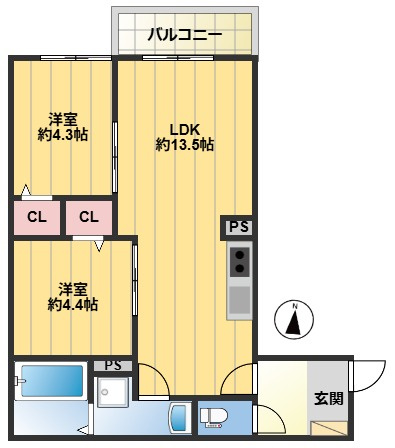 GRANDISの間取り