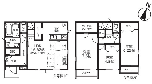 さいたま市北区吉野町　１期　ハートフルタウン　新築一戸建て　D