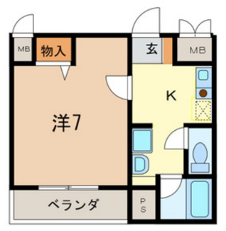 【間取り】 | パレマロンⅡ | 間取りです。