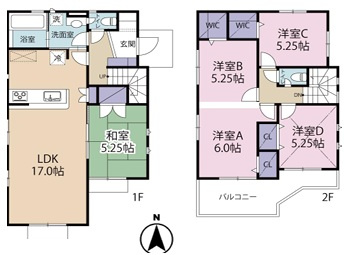 【間取り】 | 中古戸建／ふじみ野市緑ケ丘２丁目