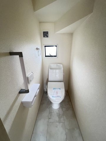 広陵町大野6期　全5棟のトイレ|温水洗浄便座付きトイレ